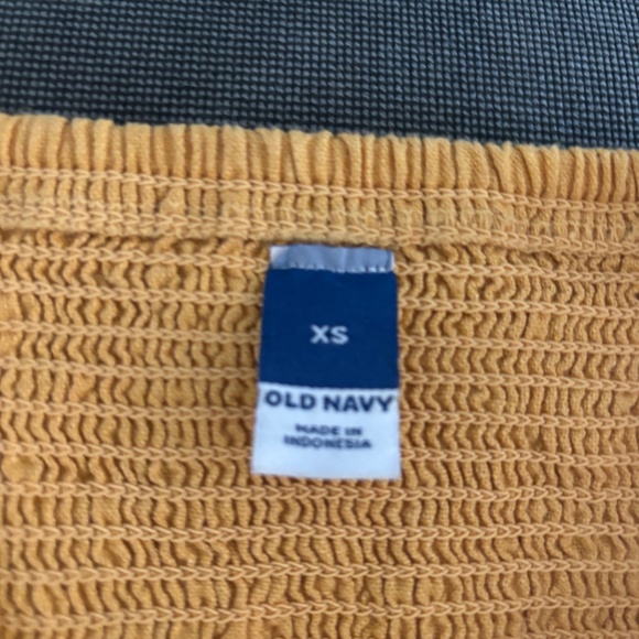 🌼 Old Navy Yellow Linen-Blend Dress – Size X Small - Picture 4 of 4